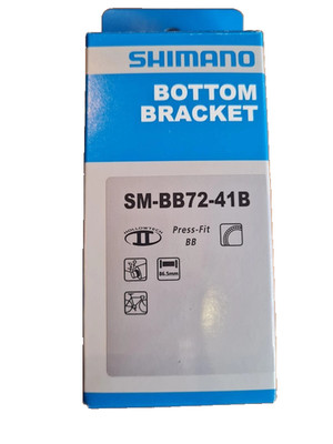 SHIMANO SM-BB72-41B Innenlager, Road Press-Fit, schwarz