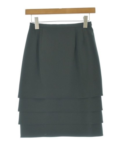 jun ashida Knee-length Skirts Charcoal Gray 9(Approx. M) 2200670084135