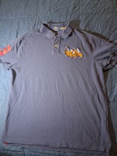 Polo Ralph Lauren Men's Big Pony Custom Slim Fit Mesh Polo Shirt XL