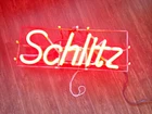 Vintage Schlitz Beer Neon Light 9” X 23” Working