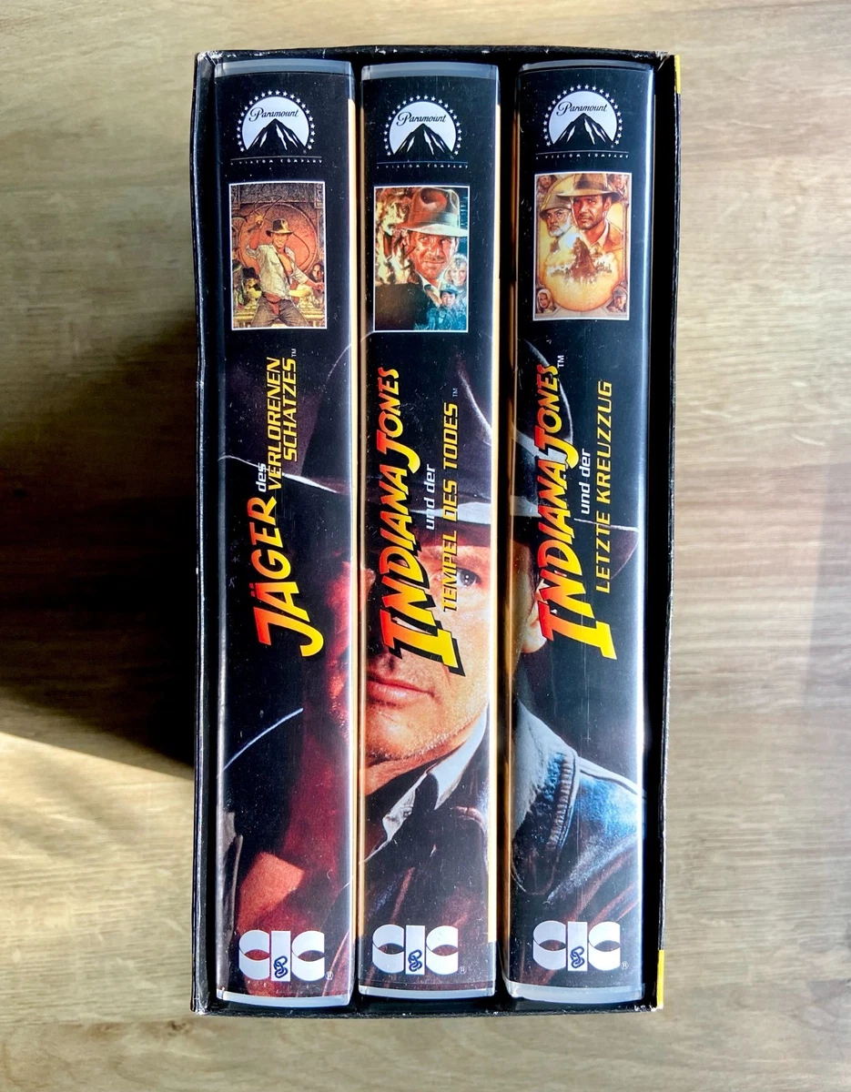 Indiana Jones Collection 3 VHS im Schuber – Trilogie Digitally Remastered