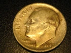 1947-S 90% Silver Roosevelt Head Dime