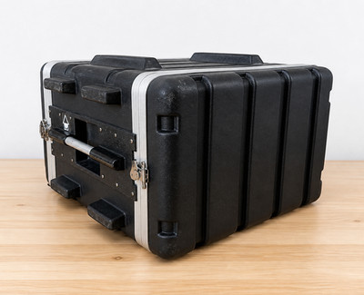 19'' Rack Case 7HE PA DJ Equipment Flightcase Kunststoff Rackcase Seitenklappen
