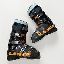 Lange World Cup 120 Ski Boots Size Mondo 26 26.5 308 mm Gray Orange Apline Mens