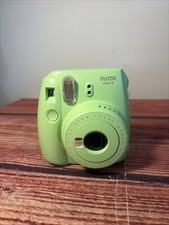 Fuji Instax Mini 9 Fujifilm Instant Film Camera Lime Green - Tested Working