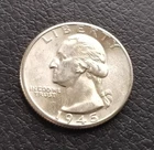 1945-D 25c Washington Quarter 90% Silver High Grade/BU Condition #427