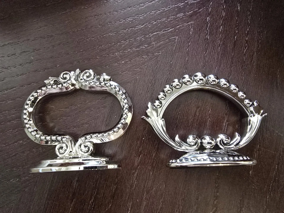 ¡NUEVO! Portatarjetas con anillo de servilleta Haverford By Godinger de 4 piezas Foto 4 de 4