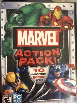 Marvel Action Pack - 10 PC Game Bundle - CD-ROM - 2010 Encore