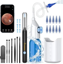 1920P HD Ear Camera – USB Rechargeable Wax Removal Kit with 10 Replaceable Tips