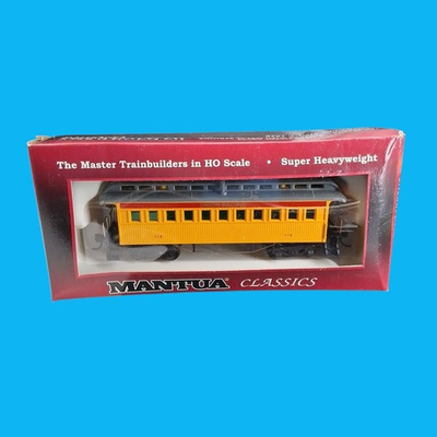 #ad HO Mantua Union Pacific 116 1890 Wooden Passenger Car 715100 UP Combine $19.99