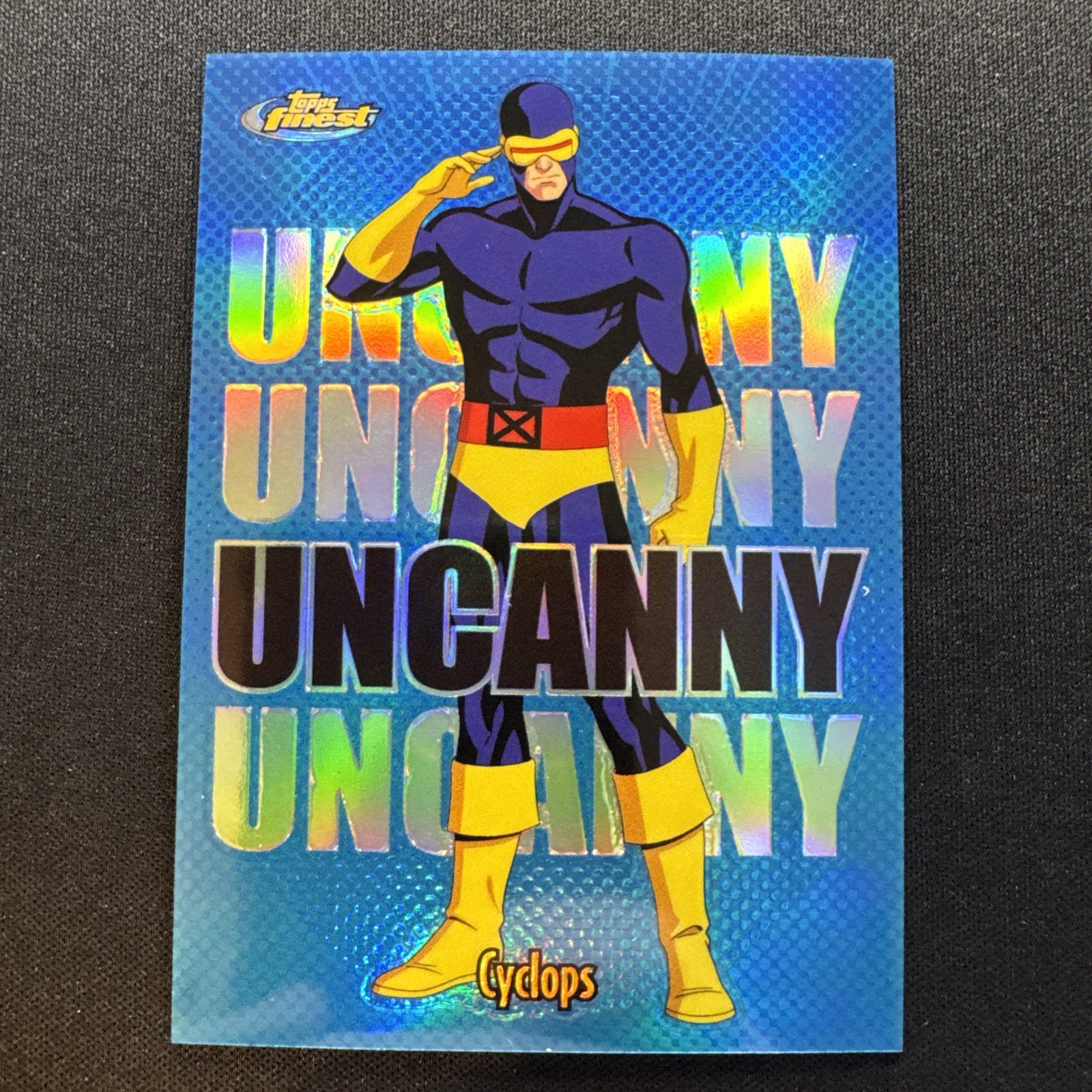 2025 Topps Finest Marvel X Men 97 Uncanny Cyclops Refractor