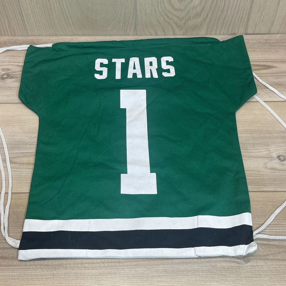 Mochila de cordão Dallas Stars NHL bolsa de lembrança colecionável hóquei - V 3 bolsas - Imagem 2 de 3