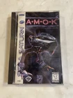 Amok (Sega Saturn, 1997) TESTED PLEASE READ