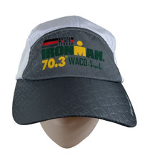 Ironman 70.3 Waco 2019 Finisher Hat Cap By Boco Gear 5 Panel White Gray NWT