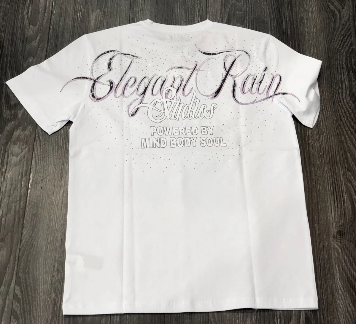 *NEW* MEN ROKU STUDIO 'POWERED BY MIND BODY SOUL' GRAPHIC TEE (RK1481709 WHT) 👍 image 3