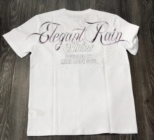 *NEW* MEN ROKU STUDIO 'POWERED BY MIND BODY SOUL' GRAPHIC TEE (RK1481709 WHT) 👍 image 3