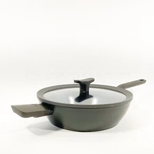 BergHOFF  Non-stick  Saute pan With Covered  10.5 In 2.8L All Cooktops Black New