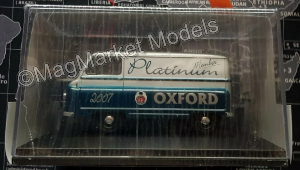 VANS OXFORD DIECAST · MORRIS J2 VAN · MEMBRO PLATINO 2007 · 1:43 · NUOVO IN SCATOLA