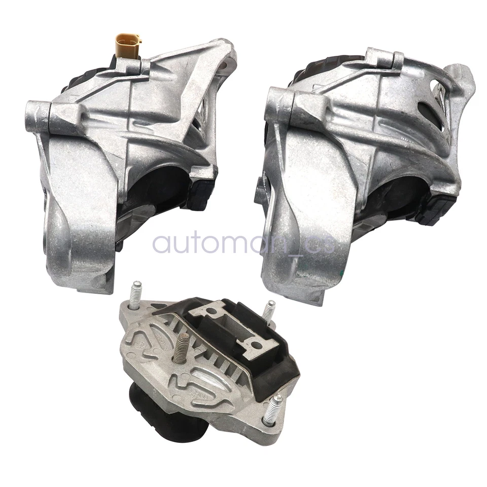 Juego de 3 soportes de motor y montaje de transmisión para Audi S4 S5 Quattro 17-20 Foto 3 de 4