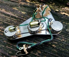 Strat HSH Wiring Harness CTS 525k Pots ERO Caps Oak Grigsby 5/w KellingSound 