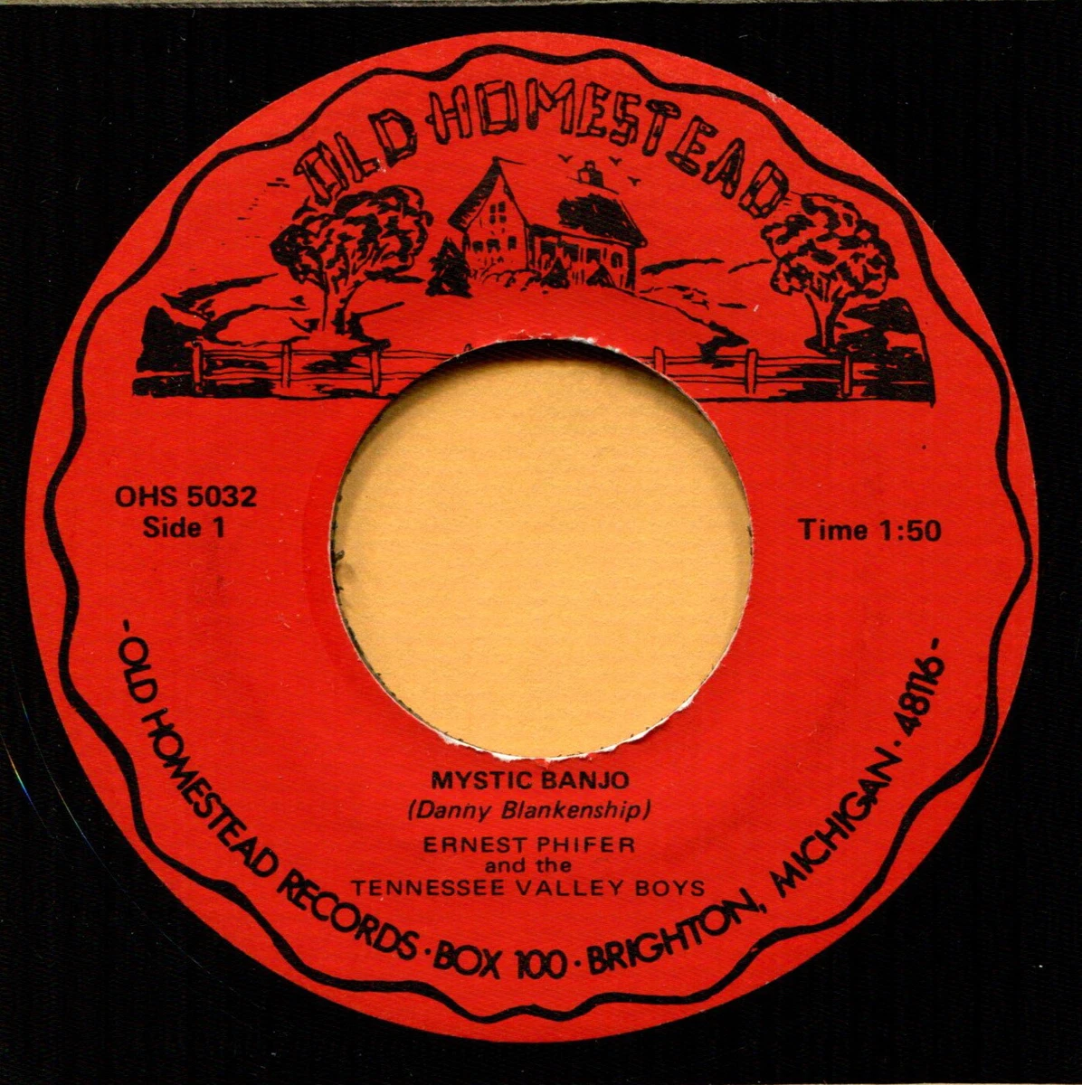 ERNEST PHIFER Mystic Banjo Voice Of My Darling BLUEGRASS 45