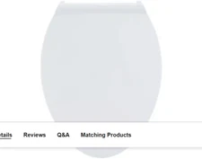 American Standard 5055A65C.020 #159 Elongated Closed-Front Toilet Seat with Soft