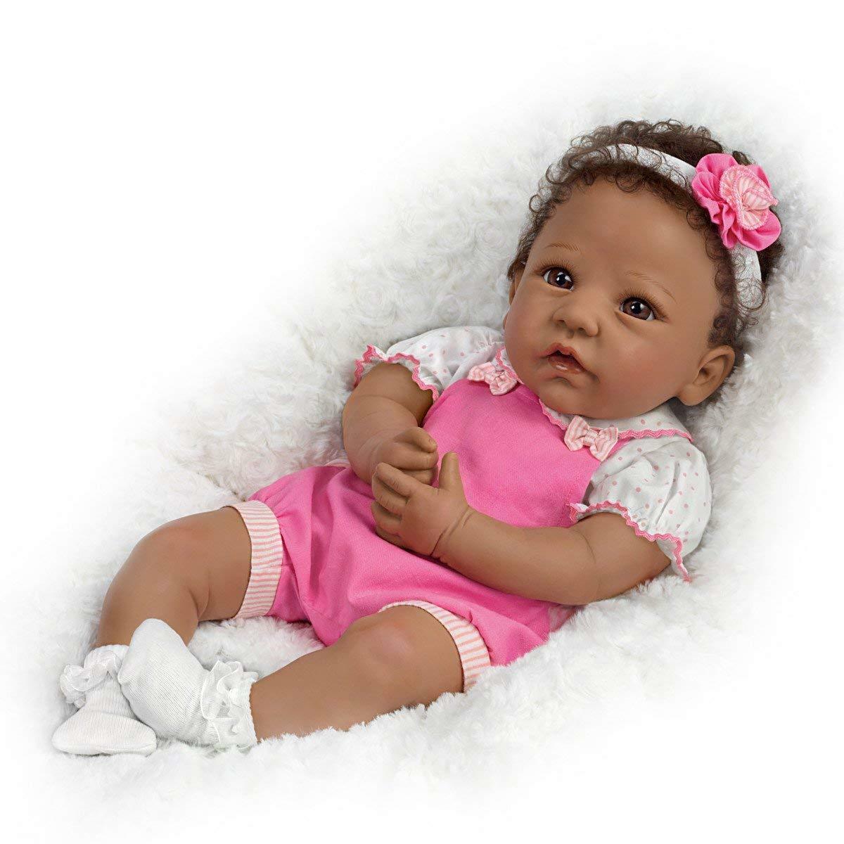 Ashton Drake Tasha Silicone Soft Skin Lifelike Baby Girl Doll by
