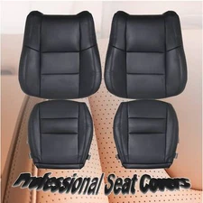 For 2011-2016 Jeep Grand Cherokee Driver / Passenger Bottom / Top Seat Cover