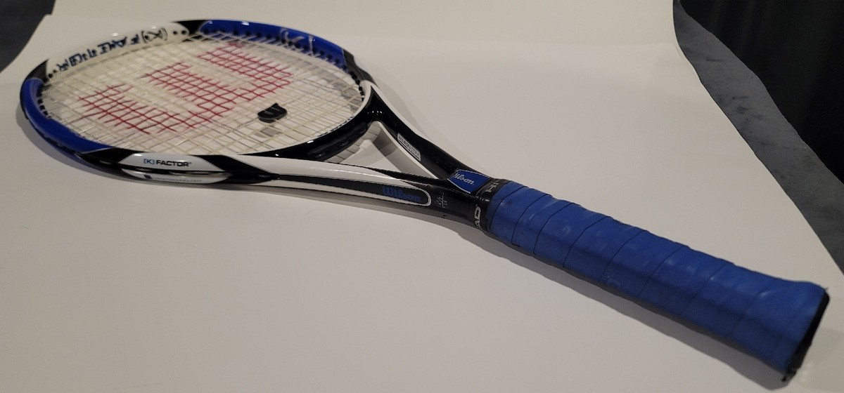 Wilson K Factor Tennis Racquet With Nanotechnology | eBay Wilson K Factor Tennis Racquet With Nanotechnology | eBay