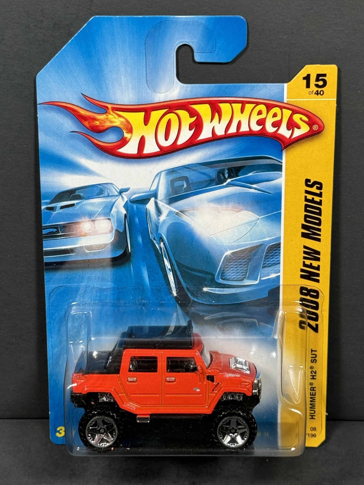 HOT WHEELS 2008 Hummer H2 SUT #15/40, Orange, New Models