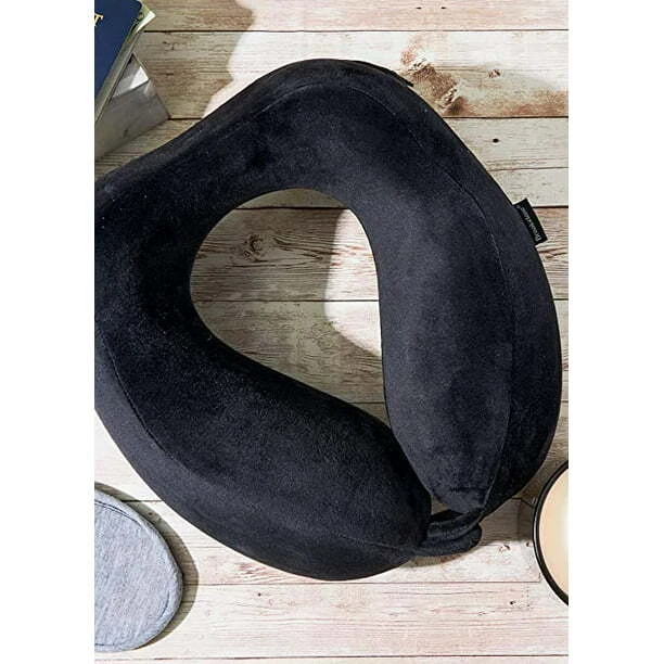 Travel Pillow - 100% Memory Foam Ultra Form Contoured Super and Neck Pillow