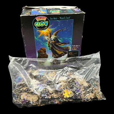Ceaco Puzzle 750 Piece Wizard's Touch Glow in the Dark 18  x 24'' #1108-16 2005
