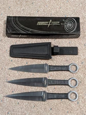 Throwing Knife Set Perfect Point, PP-024-3, Fixed Blade w/Nylon Sheath Fantastic