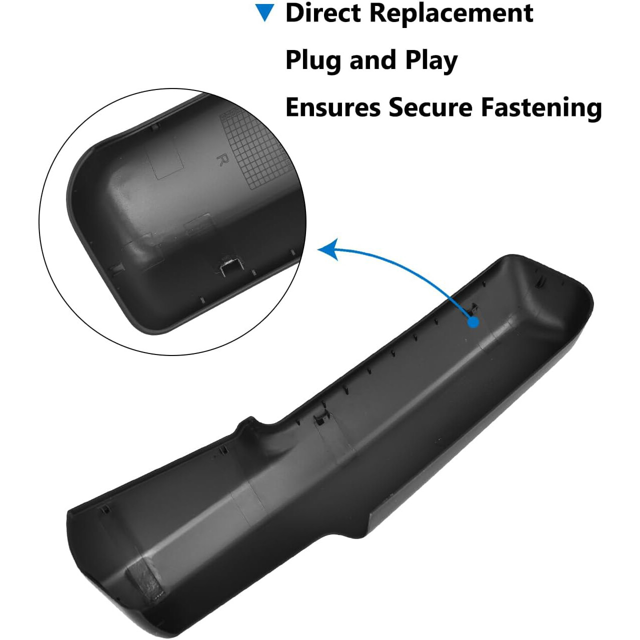 Right/Passenger Side Trailer Tow Mirror Cover for 14-23 Dodge RAM 1500 2500 3500