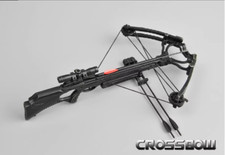 Modellino soldatino scena guerra arco 1/6 SOALE CROSSBOW per action figure 12" giocattolo BJD