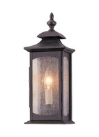 Oil Rubbed Bronze Market Square 1-light Outdoor Wall Sconce W/clear Seeded Glass on sale Oil Rubbed Bronze Market Square 1-light Outdoor Wall Sconce W/clear Seeded Glass on sale