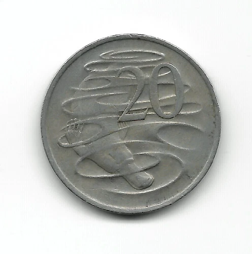 1973 Australia 20 Cents — photo from the most recent tracked eBay sale