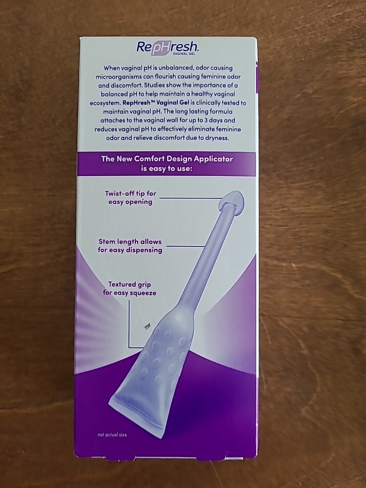 RepHresh Odor Eliminating Vaginal Gel 4 Applicators Expiration 10/2025 885311897309 eBay
