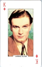 Laurence Olivier Star of the Silver Screen Hollywood Single Swap Playing Card