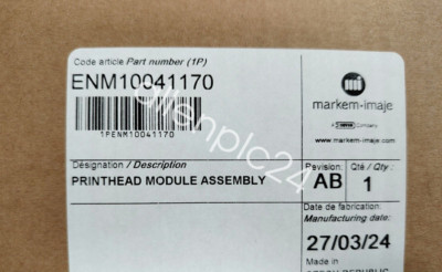 Marken Imas X40/X45 print head holder ENM10041170 NEW FedEx or DHL
