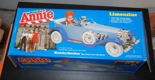 "The World of ANNIE" Knickerbocker Toy Vintage Limousine NEW in  BOX 1982 - Picture 1 of 2