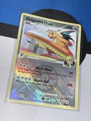 Dragonite FB 56/147 Rare Crosshatch Reverse Holo Promo - English Supreme Victors