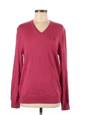 NWT POLO RALPH LAUREN Crew Pullover Washable Merino Wool Sweater Hot Pink Sz M