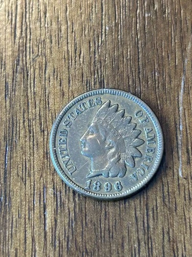 1896 Indian Cent XF
