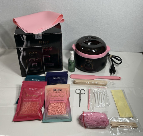 Delexi Home Premium Waxing Kit Women Complete Kit Hair Removal - S1
