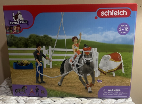 NEW In Box Schleich Horse Club Mia's Vaulting Riding Playset (42443) - Picture 1 of 8