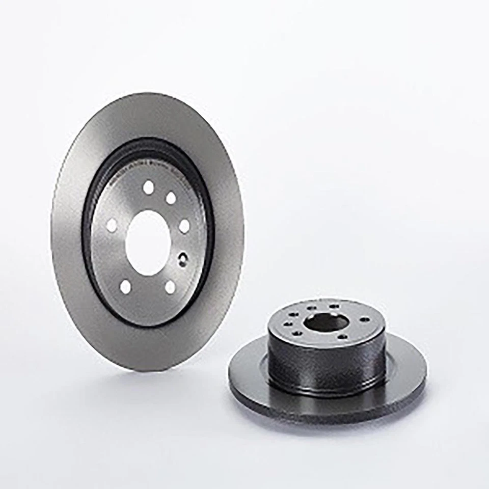 For Saab 9-5 1999-2009 Brembo Rear Brake Kit UV Coated Disc Rotors Low-Met Pads - Image 2 of 4