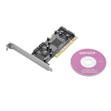4 Port SATA PCI Expansion Card PCI To SATA Adapter Card JBOD mode
