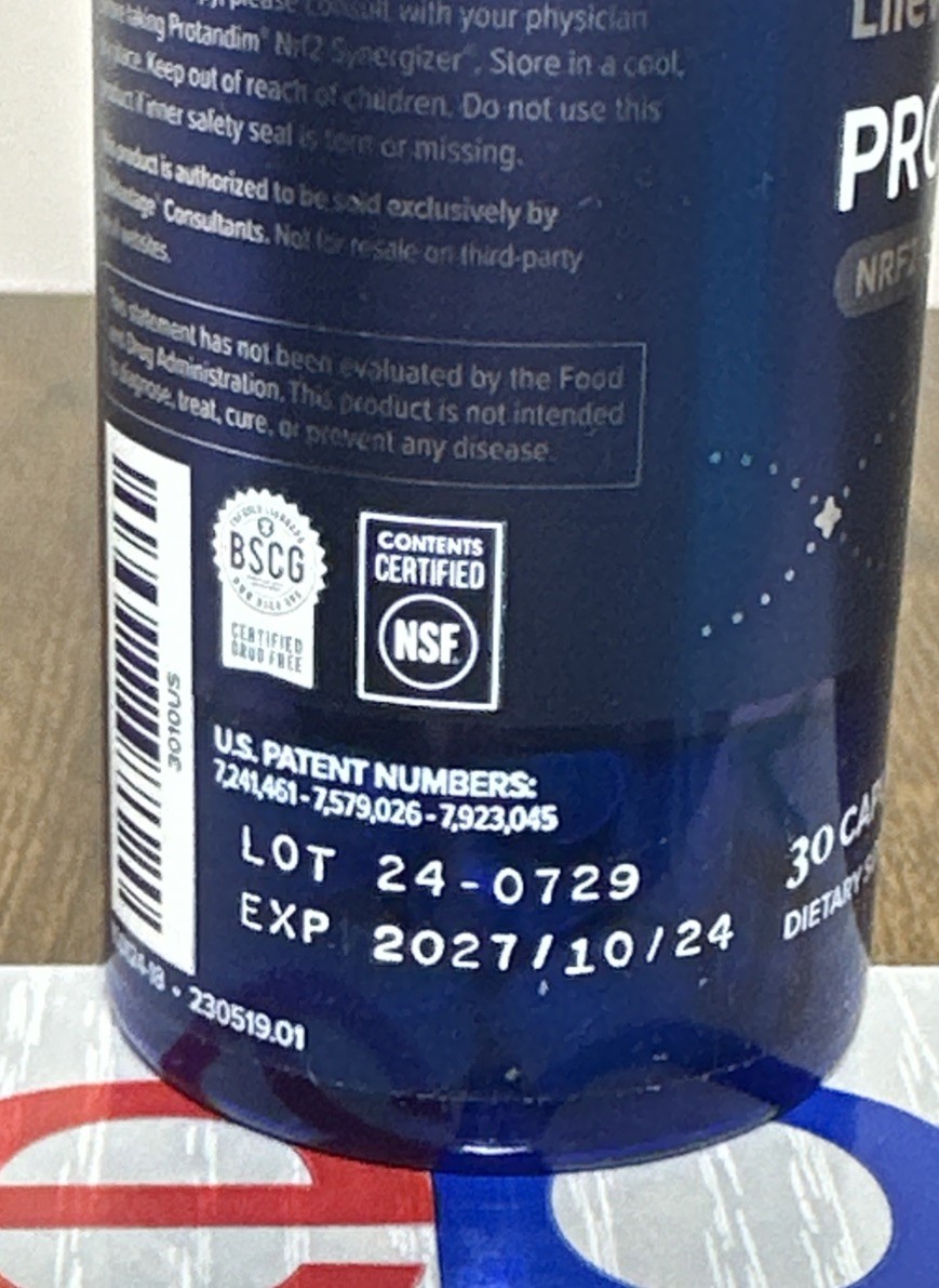 LifeVantage Protandim Nrf2 Synergizer Dietary Supplement Capsule