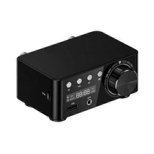 Home Bluetooth 5.0 Power Amplifier USB Mini Music Player Stereo Car Audio New CI - Image 2 of 4